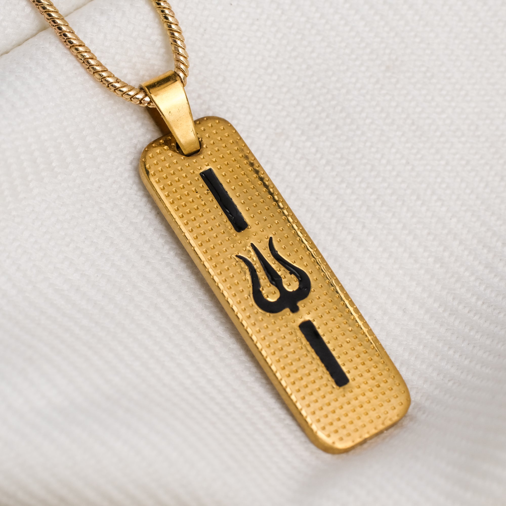 The Resilience Locket With Chain - Trishul