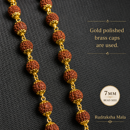 Mahakal Locket with Rudraksha Mala