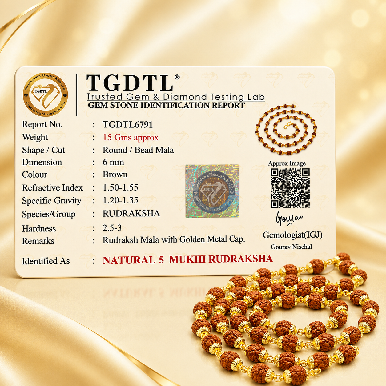 Mahakal Raksha Kavach(Gold Plated)