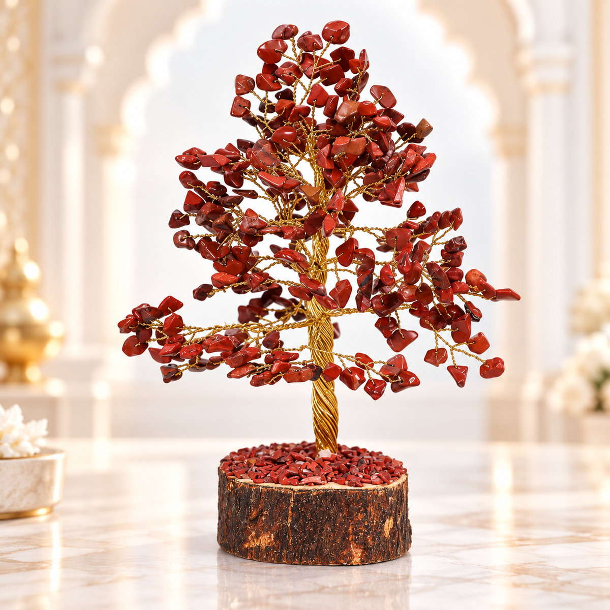 RED JASPER CRYSTAL TREE