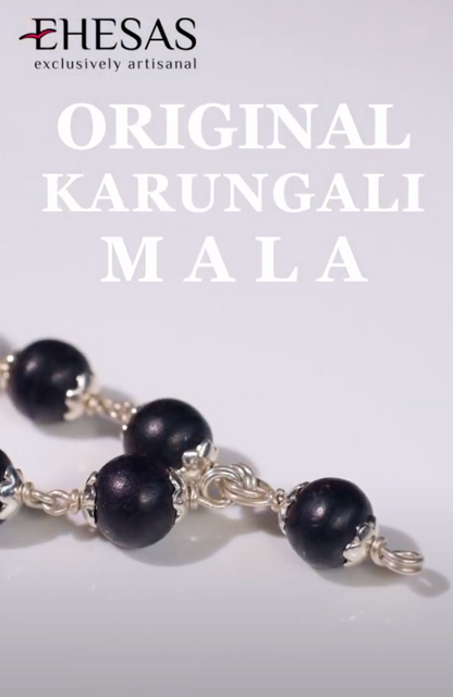 Karungali Mala in Pure Silver