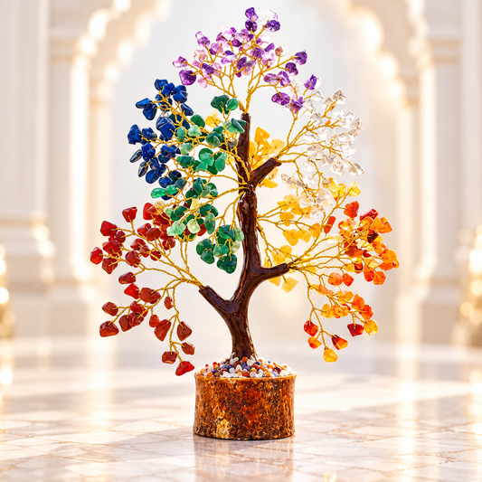 SEVEN CHAKRA CRYSTAL TREE