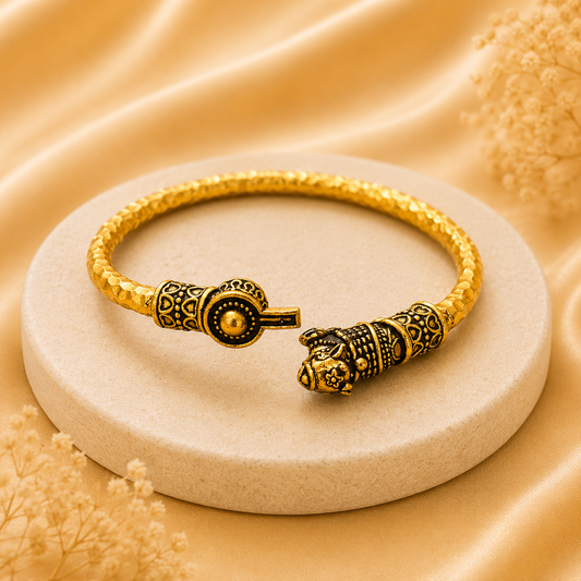 Shiv Nandi Kada ( Gold Plated )