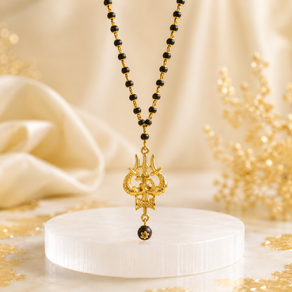 The Original Karungali Mala with 18 K Gold Plating