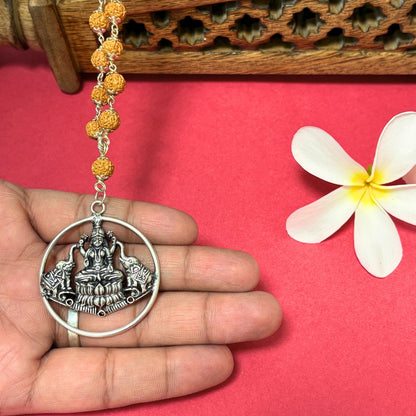 Gajalakshmi Rudraksha Mala - Free Rudraksha Bracelet