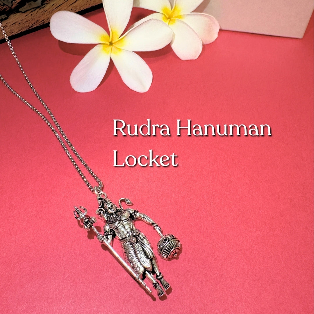 Rudra Hanuman Locket with Chain