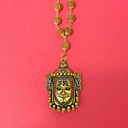 Mahakal Raksha Kavach(Gold Plated) - Free Rudraksha Bracelet