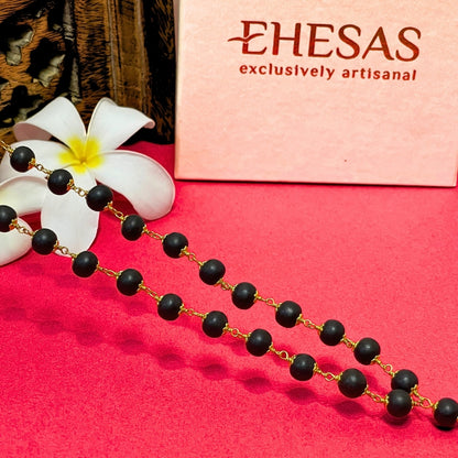 Shri Venkateshwara Mala(Gold Plated) - Free Rudraksha Bracelet