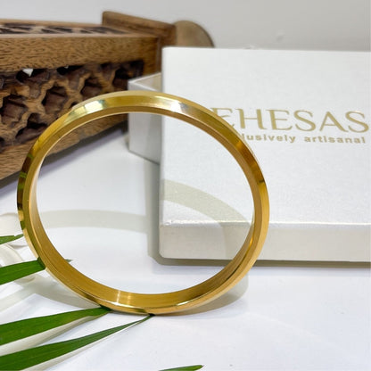 Shakti Kada – 18K Gold Plated (Edged)