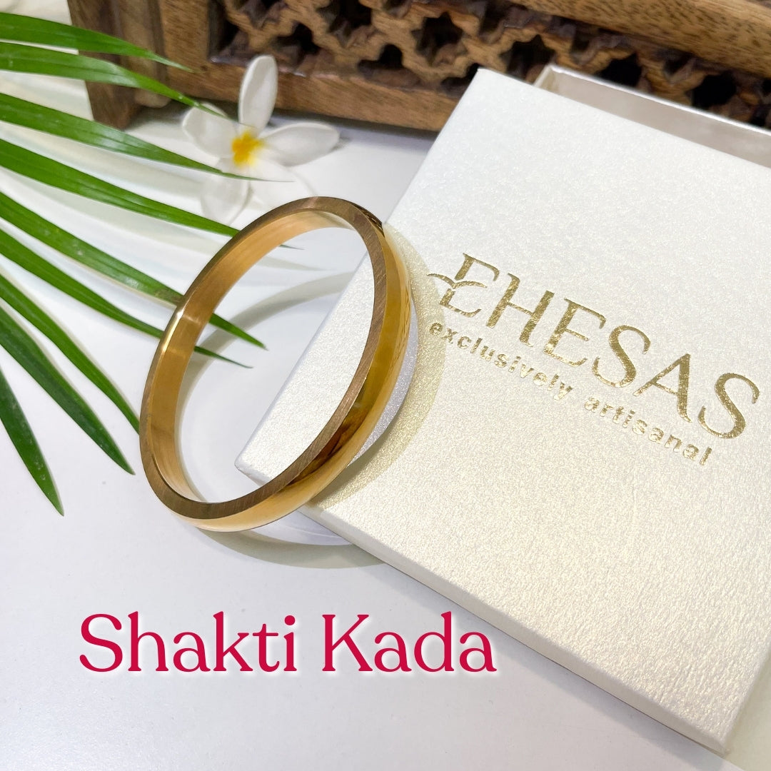 Shakti Kada – 18K Gold Plated (Round)