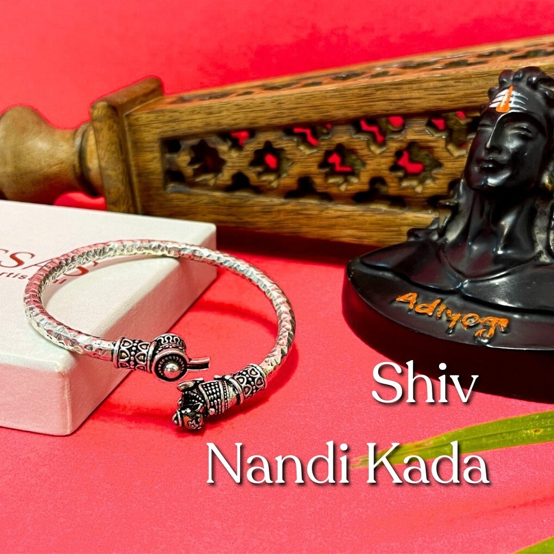 Shiv Nandi Kada (Remove all Obstacles) - Silver Plated