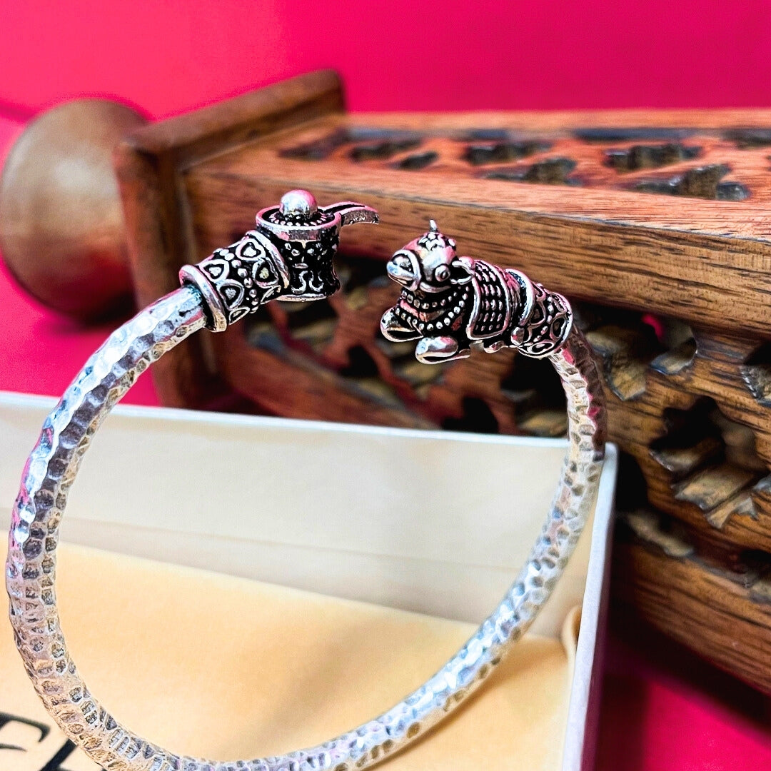 Shiv Nandi Kada (Remove all Obstacles) - Silver Plated