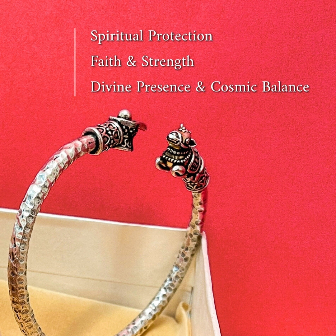 Shiv Nandi Kada (Remove all Obstacles) - Silver Plated