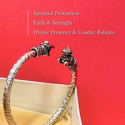 Shiv Nandi Kada (Remove all Obstacles) - Silver Plated
