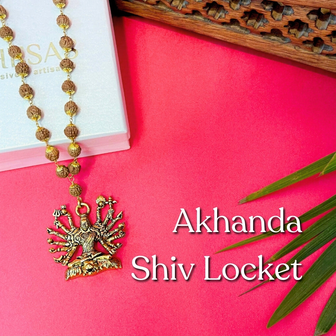 The Akhanda Shiv Locket: Cosmic Strength &amp; Spiritual Harmony