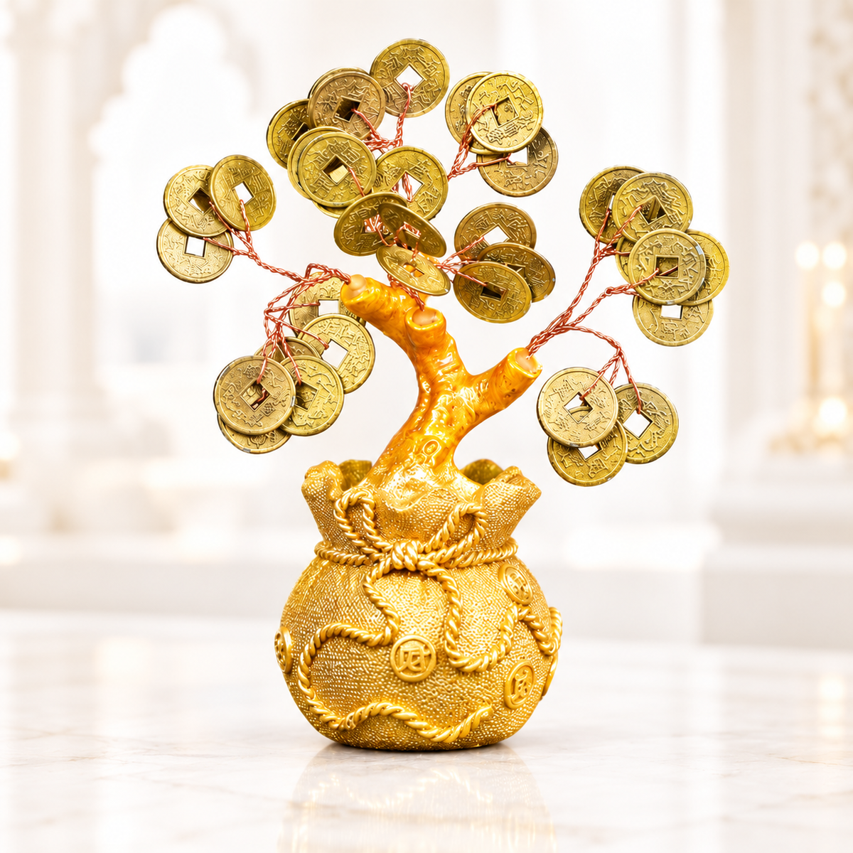 MONEY COIN CRYSTAL TREE