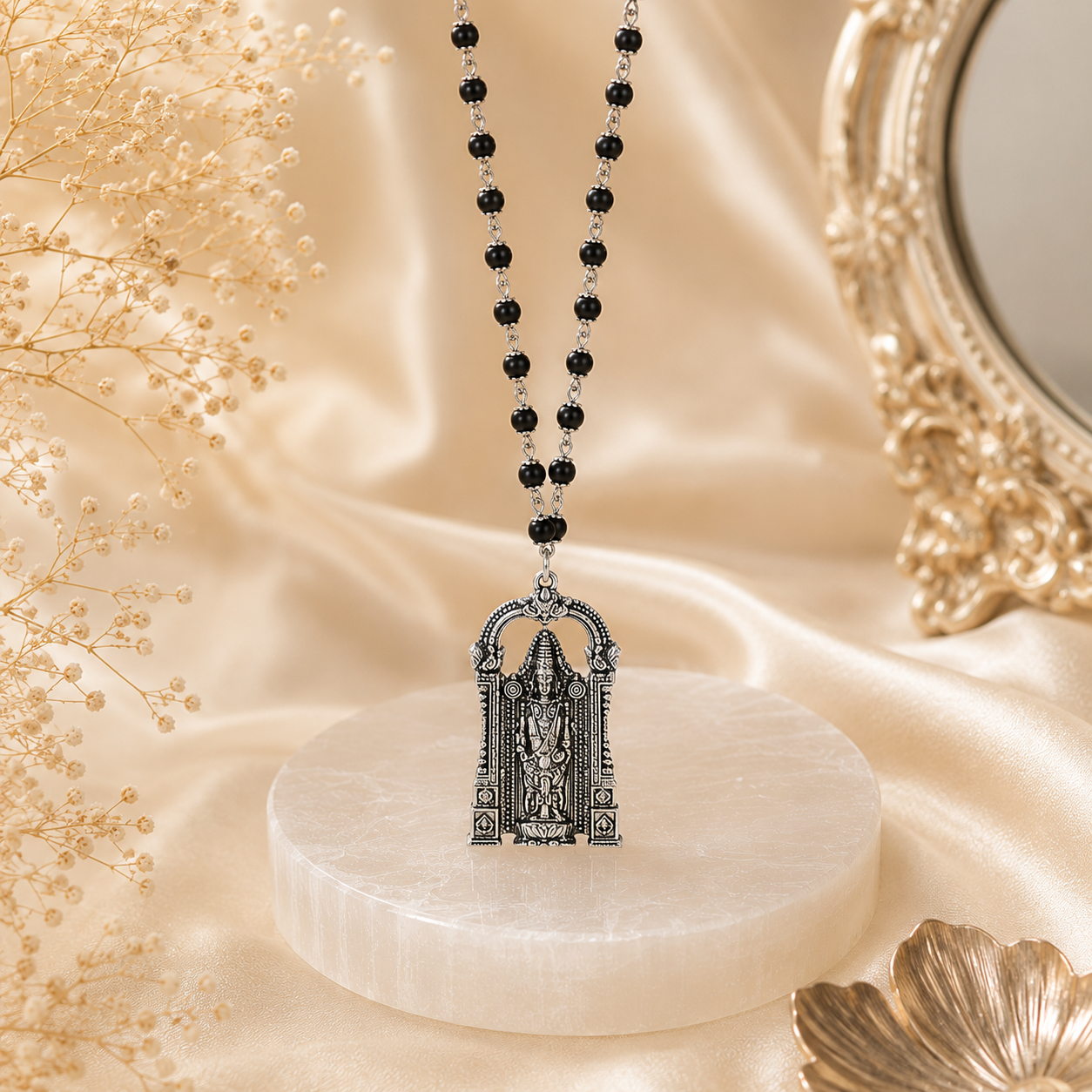 Shri Venkateshwara Mala - Free Rudraksha Bracelet