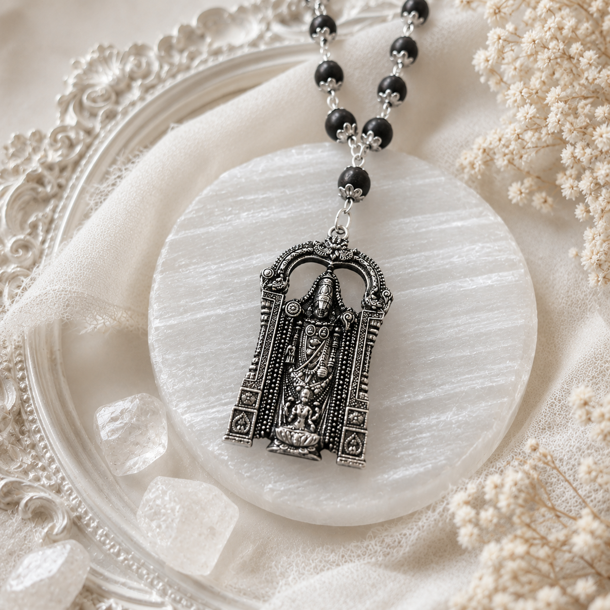 Shri Venkateshwara Mala - Free Rudraksha Bracelet
