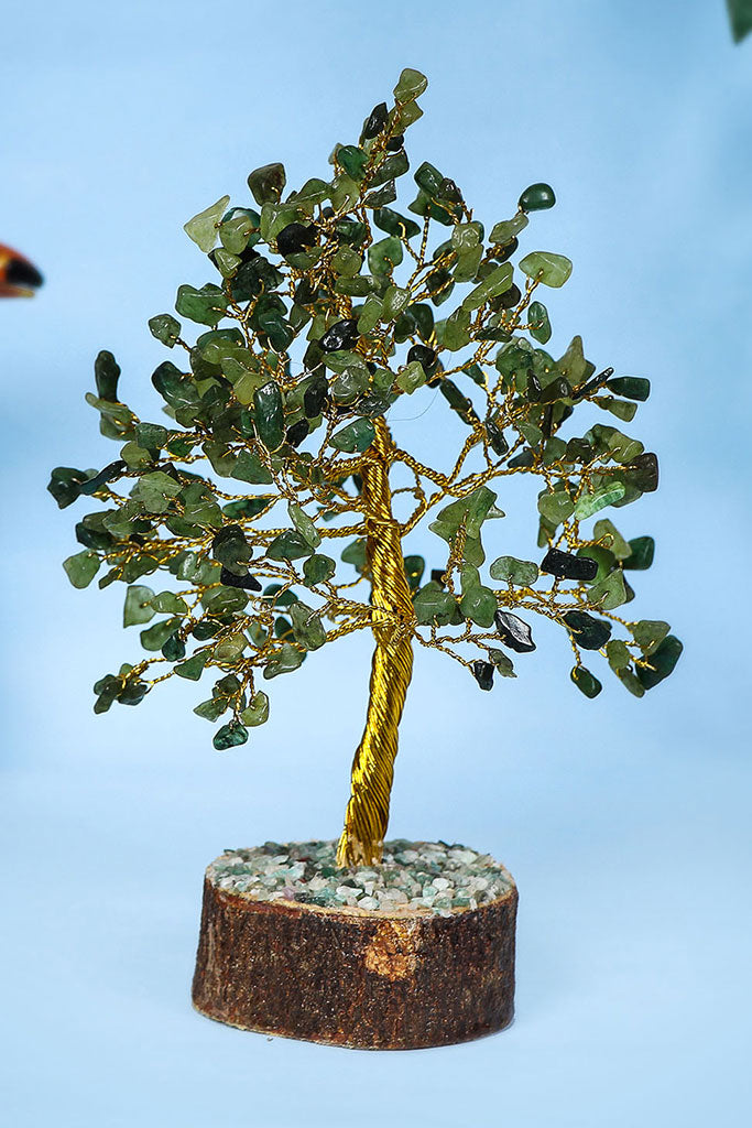 Green Jade Crystal Tree