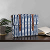 Vegan Leather and Indigo Fork Dabu Print Canvas Laptop Sleeve